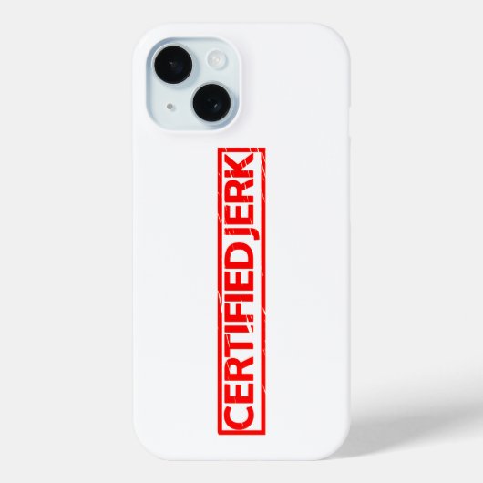 Gecertificeerde Jerk Stamp Case-Mate iPhone Case (Achterkant)