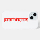Gecertificeerde Jerk Stamp Case-Mate iPhone Case (Achterkant (horizontaal))