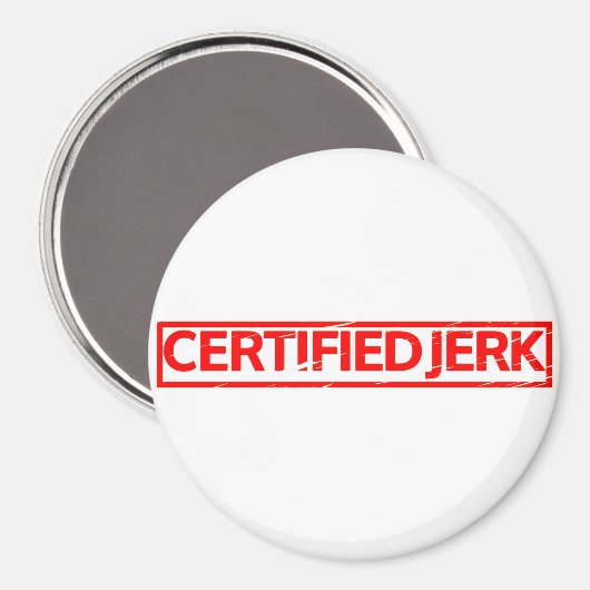 Gecertificeerde Jerk Stamp Magneet (Voorkant / Achterkant)