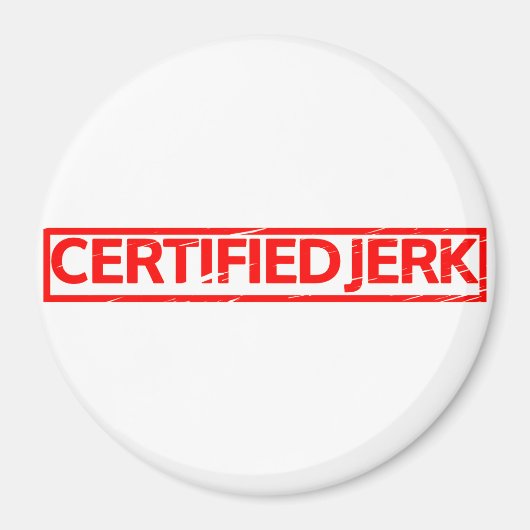 Gecertificeerde Jerk Stamp Magneet (Voorkant)