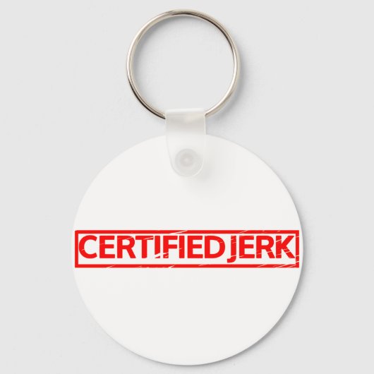 Gecertificeerde Jerk Stamp Sleutelhanger (Achterkant)