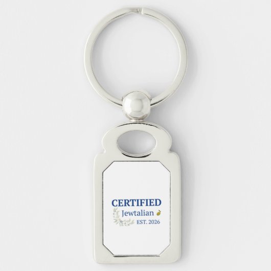 Gecertificeerde Jewtaliaanse sleutelhanger (Voorkant)