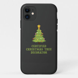Gecertificeerde kerstboomdecorator Case-Mate iPhone case