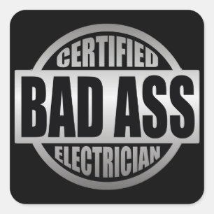 Gecertificeerde kiezerssticker vierkante sticker