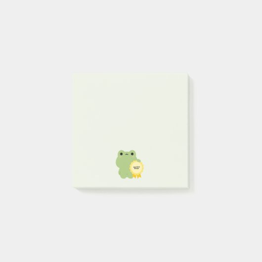 Gecertificeerde Klamme Kikker Post-it® Notes (Voorkant)