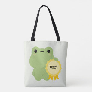 Gecertificeerde Klamme Kikker Tote Bag