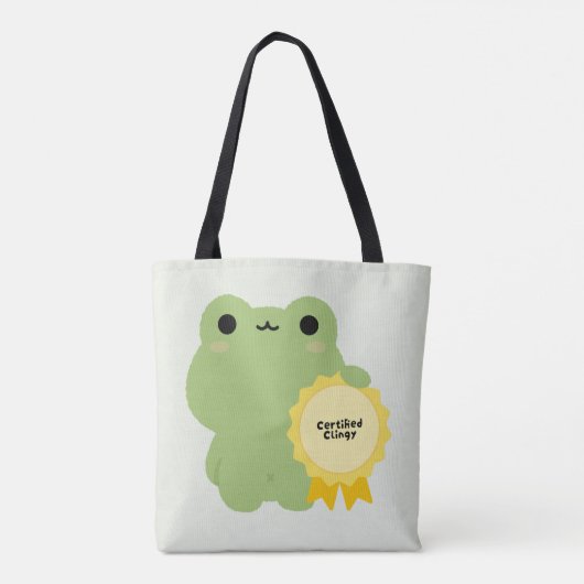 Gecertificeerde Klamme Kikker Tote Bag (Achterkant)
