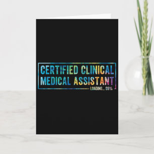 Gecertificeerde klinische medische assistent afges kaart