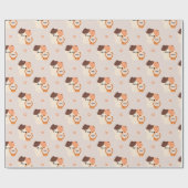 Gecertificeerde knuffelkat cadeaupapier (Vlak)