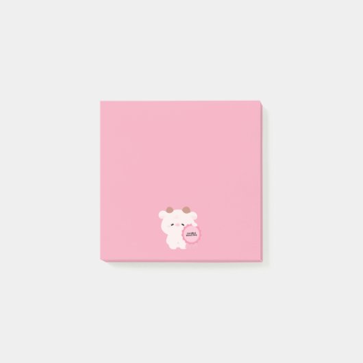 Gecertificeerde Koe Die Knuffel Nodig Heeft Post-it® Notes (Voorkant)