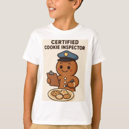 Gecertificeerde Koekjesinspecteur Peperkoekman T-shirt
