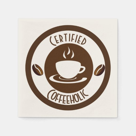 Gecertificeerde koffieHolic Stamp Servet (Voorkant)