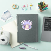 Gecertificeerde Koningin van Overdenken CuteAesthe Sticker (iPad Cover)