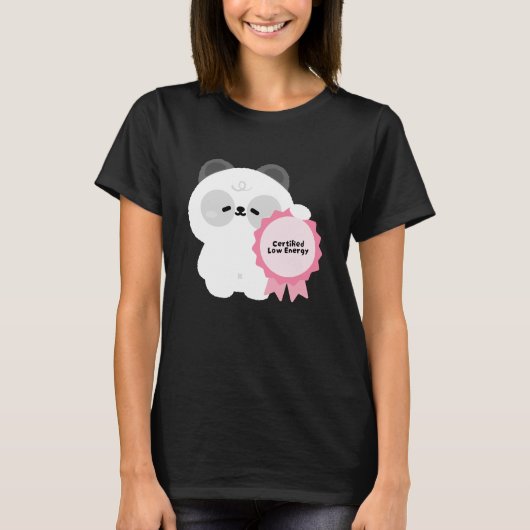 Gecertificeerde Lage Energie Panda T-shirt (Voorkant)