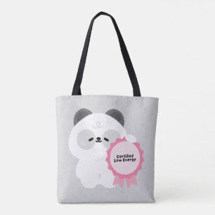 Gecertificeerde Lage Energie Panda Tote Bag