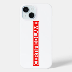 Gecertificeerde lam Stempel iPhone 15 Case