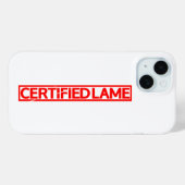 Gecertificeerde lam Stempel Case-Mate iPhone Case (Achterkant (horizontaal))