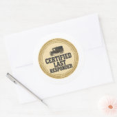 Gecertificeerde Last Responder Seal Sticker (Envelop)
