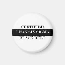 Gecertificeerde Lean Black Belt Magnet