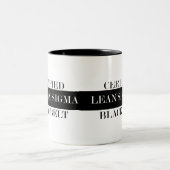 Gecertificeerde Lean Six Sigma Black Belt 11oz Tweekleurige Koffiemok (Center)