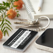 Gecertificeerde lean Six Sigma Master Black Belt K Sleutelhanger (Voorkant Rechts)