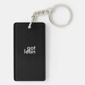 Gecertificeerde lean Six Sigma Master Black Belt K Sleutelhanger (achterkant)