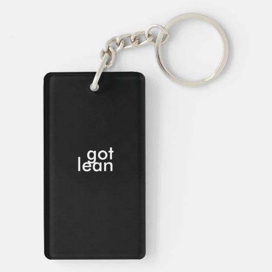 Gecertificeerde lean Six Sigma Master Black Belt K Sleutelhanger (achterkant)