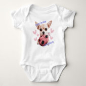 Gecertificeerde Lovebug Chihuahua Romper (Voorkant)