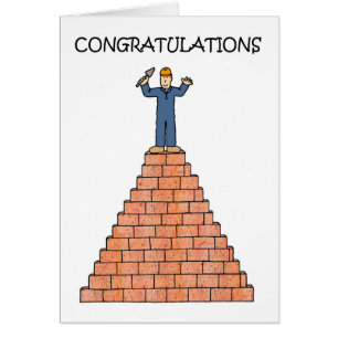 Gecertificeerde Mason met licentie gefeliciteerd