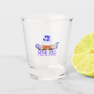 Gecertificeerde Meme Koning Kat Shot Glas