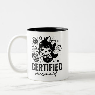 Gecertificeerde Mermaid Ocean gecertificeerde zeem Tweekleurige Koffiemok
