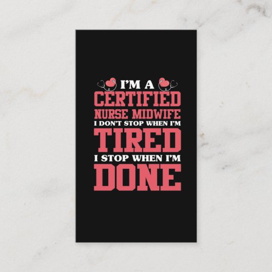 Gecertificeerde midechtgenote Cute Doula Baby Birt Visitekaartje (Voorkant)