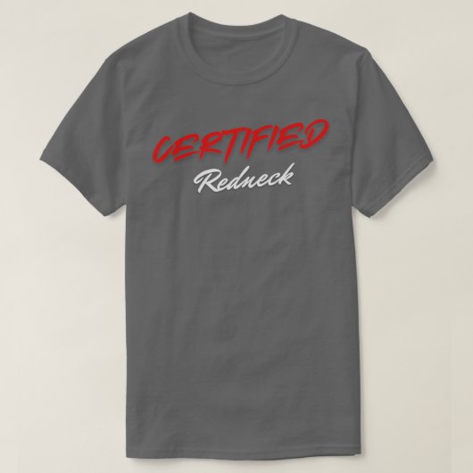 Gecertificeerde nek t-shirt (Design voorkant)