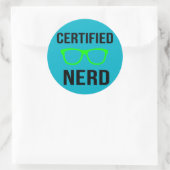 Gecertificeerde Nerd Stickers (Tas)