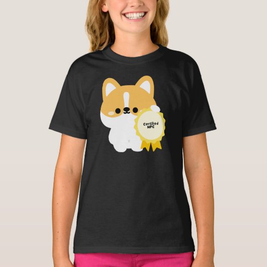 Gecertificeerde NPC Corgi T-shirt (Voorkant)