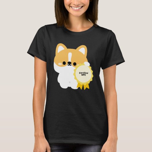 Gecertificeerde NPC Corgi T-shirt (Voorkant)