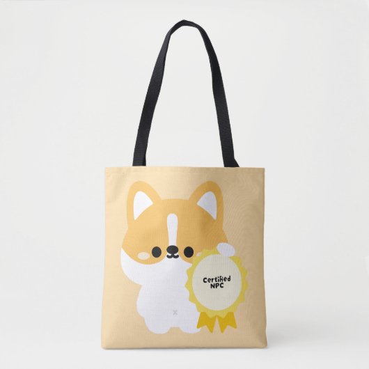 Gecertificeerde NPC Corgi Tote Bag (Voorkant)