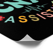 Gecertificeerde Nurse Instant Appreciation kan zic Poster (Hoek)