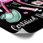 Gecertificeerde Nursing Instant Can Stethoscope Co Poster (Hoek)