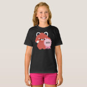 Gecertificeerde Onbeholpen Rode Panda T-shirt (Voorkant volledig)