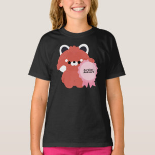 Gecertificeerde Onbeholpen Rode Panda T-shirt