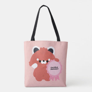 Gecertificeerde Onbeholpen Rode Panda Tote Bag