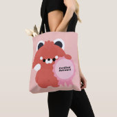 Gecertificeerde Onbeholpen Rode Panda Tote Bag (Dichtbij)