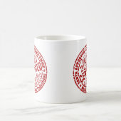 Gecertificeerde ondeugende kerst koffiemok (Center)