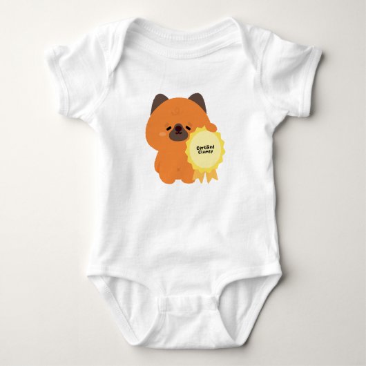 Gecertificeerde Onhandige Duitse Herdershond Puppy Romper (Voorkant)