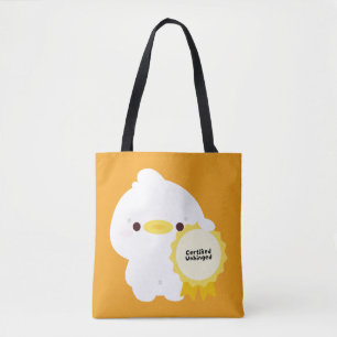 Gecertificeerde Ontspoorde Eend Tote Bag