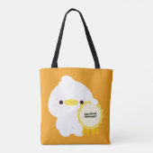 Gecertificeerde Ontspoorde Eend Tote Bag (Achterkant)