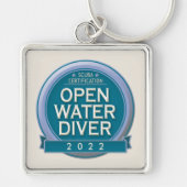 gecertificeerde open water duiker sleutelhanger (Voorkant)