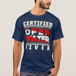 Gecertificeerde openwaterduiker t-shirt
