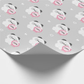 Gecertificeerde Opgebrande Panda Cadeaupapier (Hoek)